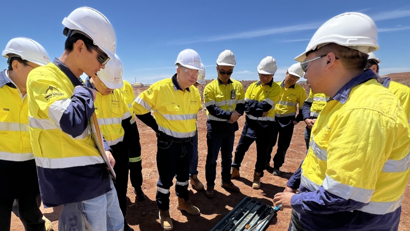 陳景河董事長調研紫金礦業澳大利亞諾頓金田